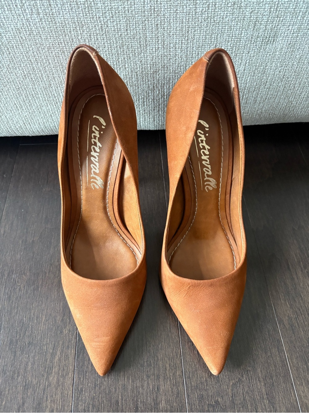 L’INTERVALLE Teeva Caramel Nubuck Size 7- Worn once 🤎